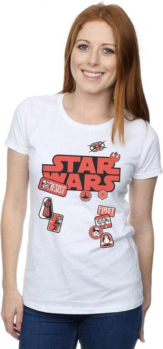 Image du produit Star Wars - T-shirt THE LAST JEDI BADGES - Femme (L)