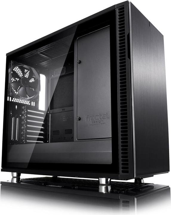 Fractal Define R6 USB-C - Blackout TG (ATX, mATX, Mini-ITX, E-ATX)