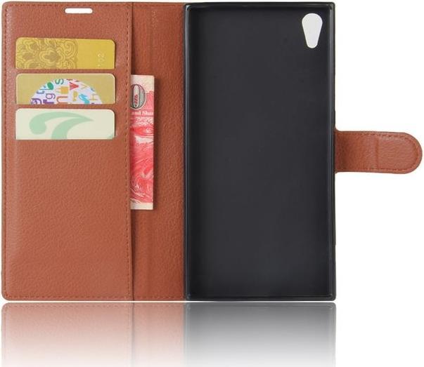 Actual product image MU Classic Leather cover with litchite texture (Sony Xperia XA1 Ultra)