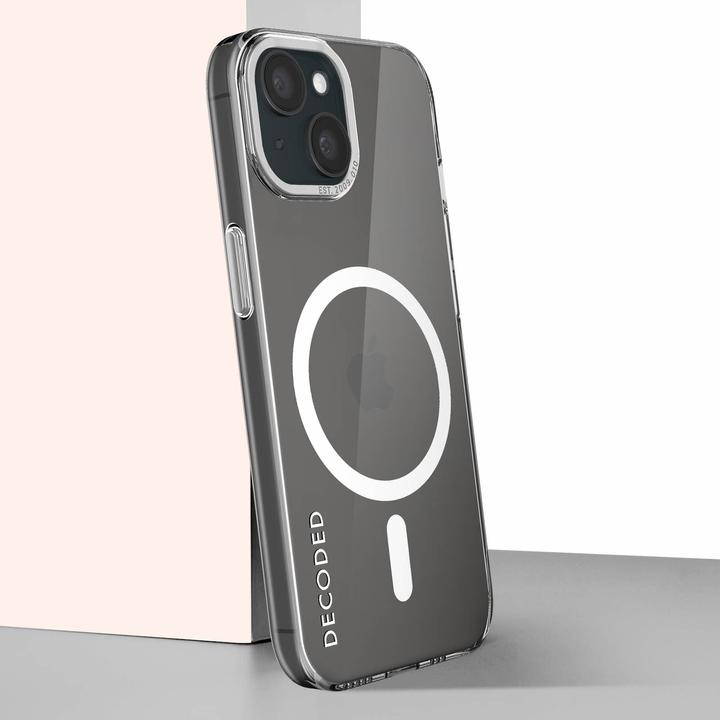 Actual product image Decoded Recycled Plastic Backcover iPhone 15 Transparent (Apple iPhone 15)
