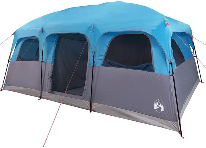 Immagine prodotto VidaXL Tenda familiare per 9 persone Impermeabile (17.50 kg, 9+ persone)