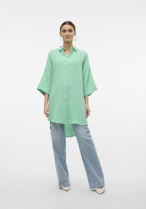 Image du produit Vero Moda VMNATALI 3/4 LONG OVERSHIRT NOOS Robe chemisier (M)