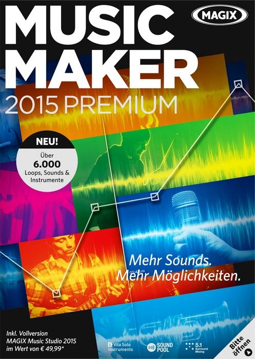 Actual product image Magix Music Maker 2015 Premium