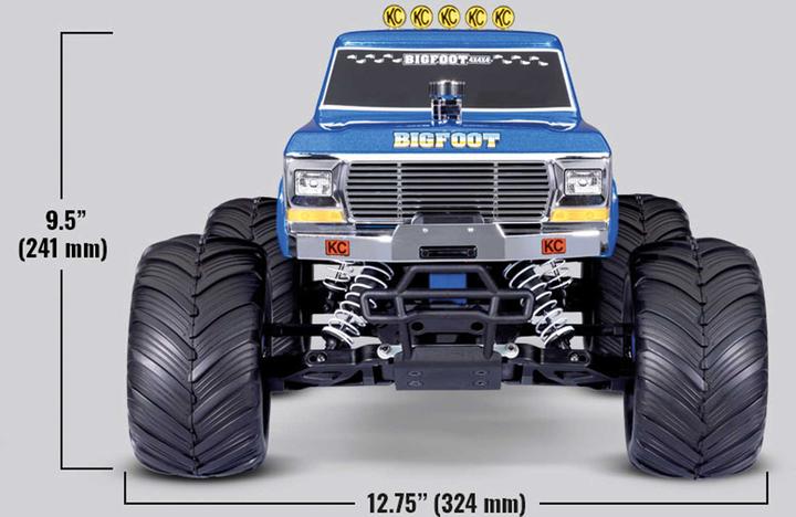 Actual product image Traxxas BIGFOOT ORIGINAL NO.1 1/10 2WD HD BL-2S MONSTER-TRUCK RTR (RTR Ready-to-Run)