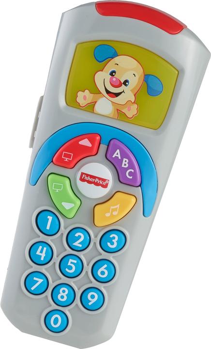 Actual product image Fisher-Price Learning fun doggie remote control educational toy for babies and toddlers with music and lights (German)