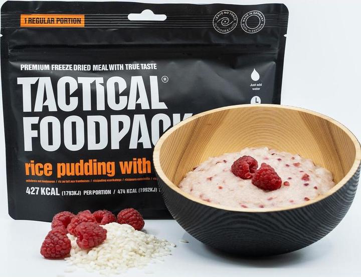 Actual product image Tactical Foodpack Rice Pudding and Berries (90 g)
