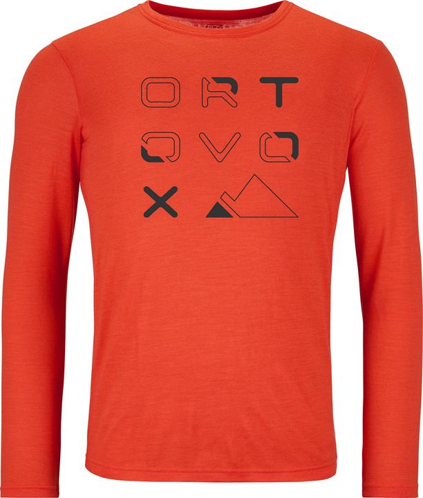Ortovox 185 Marque Mérinos Outline L/S