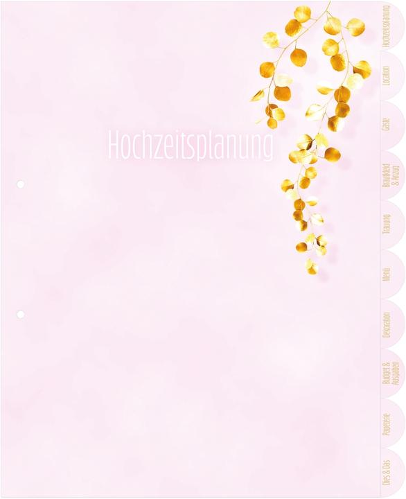 Produktbild HERMA Hochzeitsordner A4 (A4, 60 mm, 1 Stück)