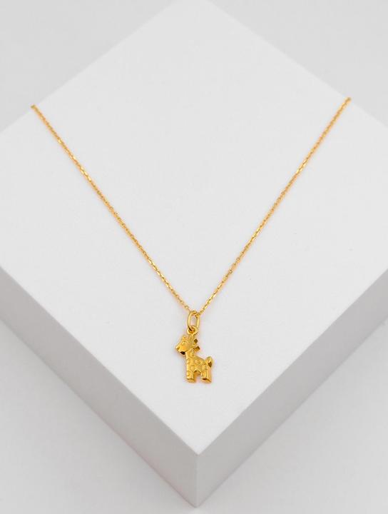 Immagine prodotto Muau Ciondolo giraffa oro giallo 750, 19x9 mm (Oro giallo 750/18 carati)