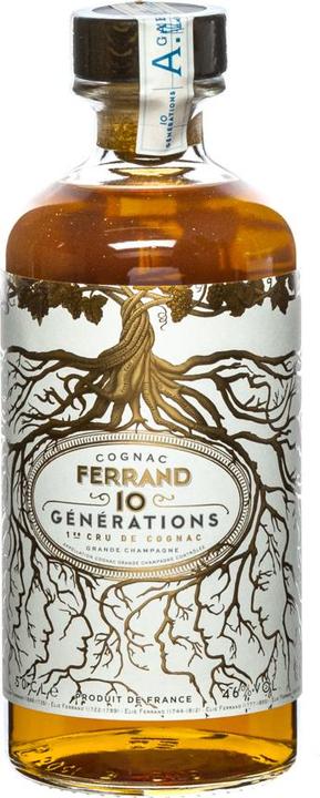 Actual product image Pierre Ferrand Cognac Ferrand 10 GÉNÉRATIONS 1er Cru de Cognac Grande Champagne 46% Vol. 0,5l in gift box