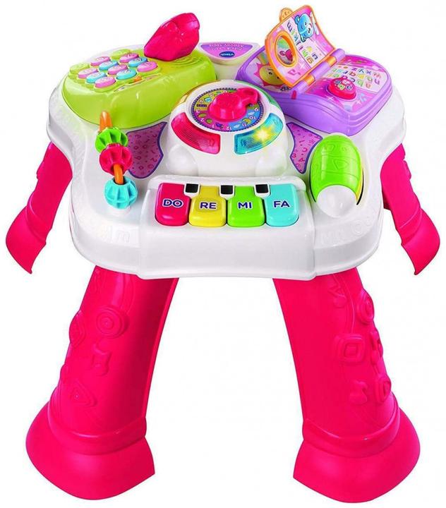 Actual product image VTech 148053 Baby Large Activity Table Pink (English Version) 6+ Months