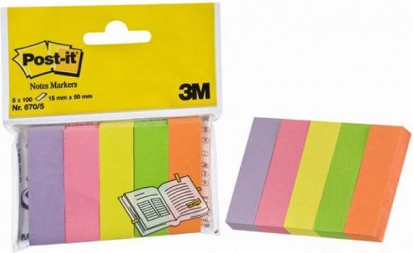 Actual product image Post-it page marker (15 x 50 mm)