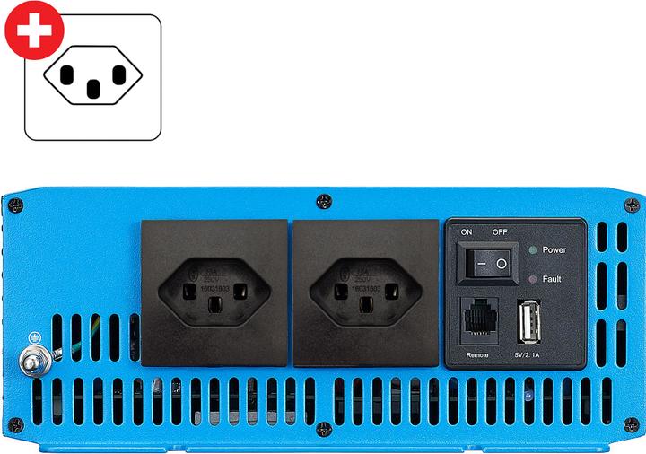 Actual product image Ective SI 20 Sinus-Wechselrichter 2000W 12V (CH-Stecker)