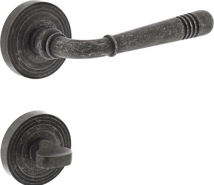 Intersteel Rosettengarnitur Emiliy WC Altgrau (Türgarnitur)