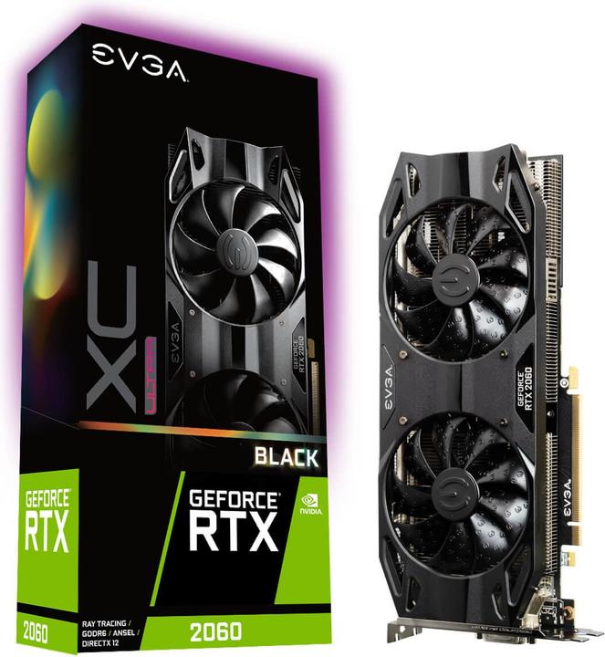 Actual product image EVGA GeForce RTX 2060 XC Ultra Black Gaming (6 GB)
