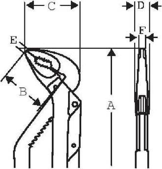 Immagine prodotto Bahco Pinze per pompe dell'acqua ERGO con snodo scorrevole e manico bicomponente, brunite 250 mm (250 mm)