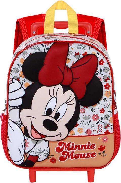 Karactermania Small 3D Backpack with Wheels Flowered