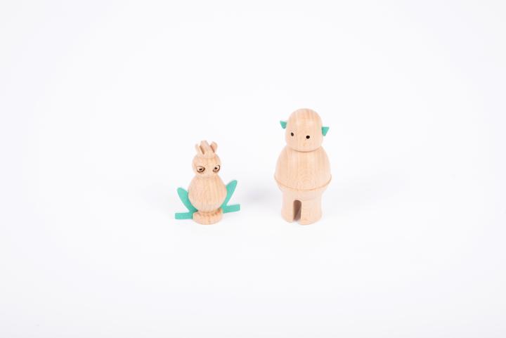 Produktbild TickiT Set mit 10 Verzauberten Märchenfiguren aus Holz