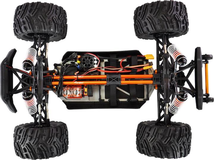 Actual product image Amewi RC car AMX Mammoth Monster Truck without battery/silver 14+ (RTR Ready-to-Run)