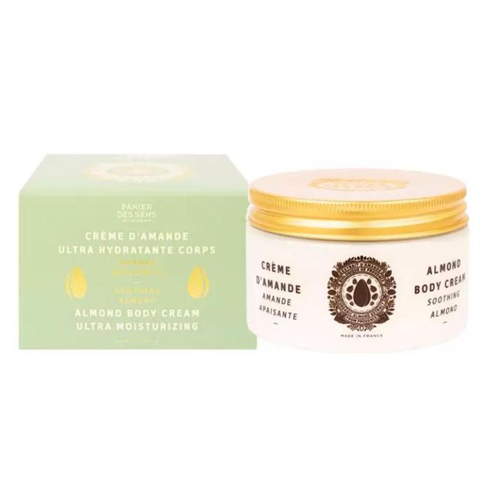 Actual product image Panier des Sens Soothing Almond Body Cream Ultra Moisturizing - 250ml (Body cream, Body milk, Body lotion, Body gel, 250 ml)