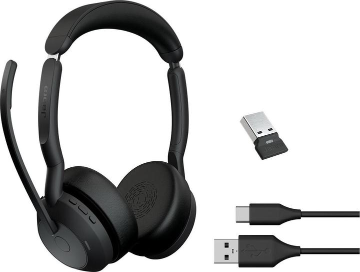 Actual product image Jabra Evolve2 55 UC (Wireless, USB-A)