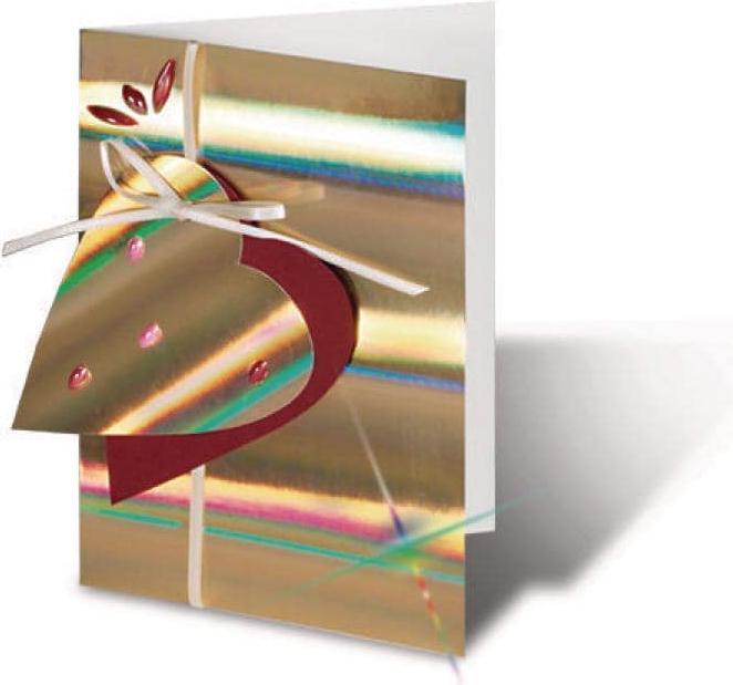 Actual product image Folia Holographic cardboard assorted (230 g/m², 5 x, 25 x 35 cm)