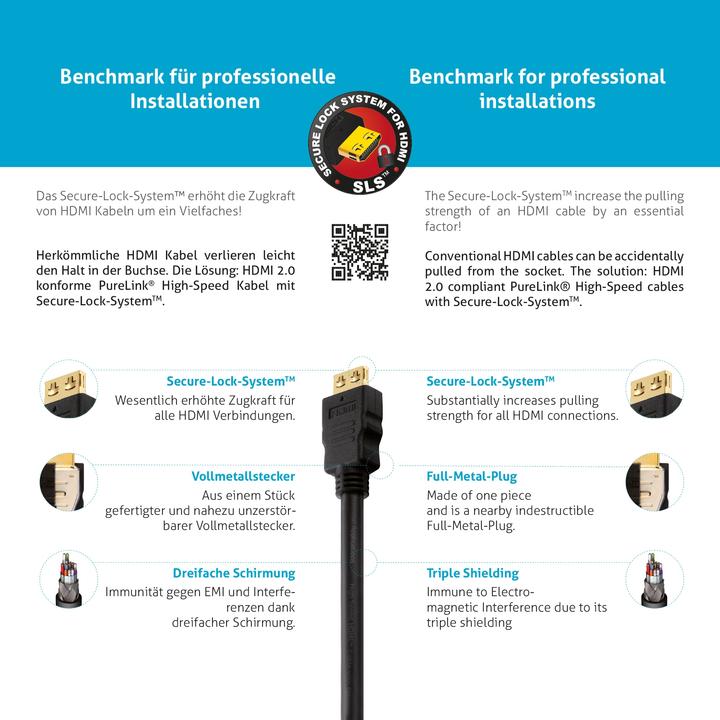 Produktbild Purelink HDMI (Typ A) — HDMI (Typ A) (7.50 m, HDMI)