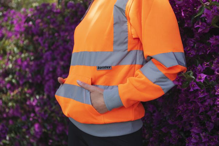 Actual product image Korntex Hi-Vis Hoodie (S)