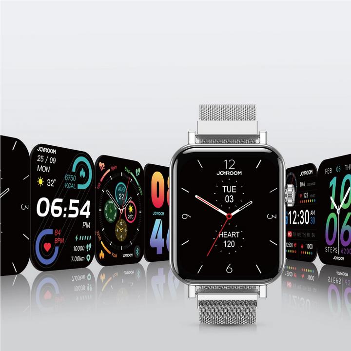 Produktbild Joyroom JR-FT5 IP68 Smartwatch mit Anrufannahmefunktion – Silber