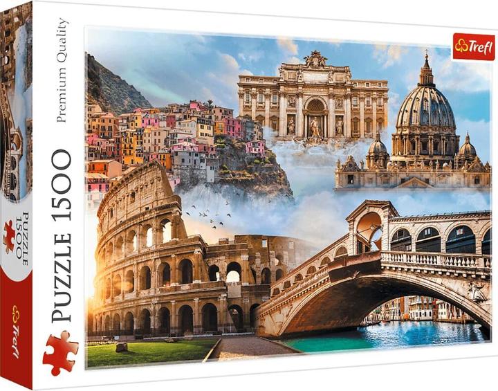 Actual product image Trefl Puzzle 1500 pieces favourite places Italy (1500 pieces)