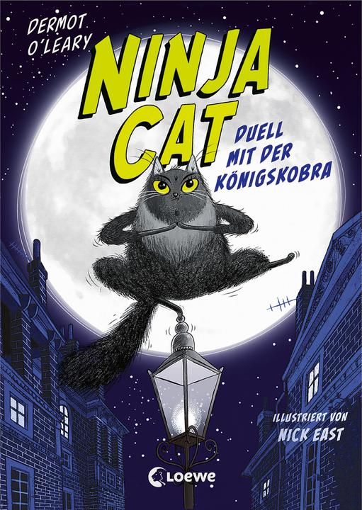 Immagine prodotto Ninja Cat (Band 1) - Duell mit der Königskobra (Tedesco, Dermot O'Leary, Nick East, Libri per bambini Loewe, Tamara Reisinger, 2022)