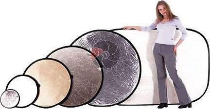 Actual product image Lastolite Folding reflector 76 cm silver/white (Folding reflector, 76 cm)