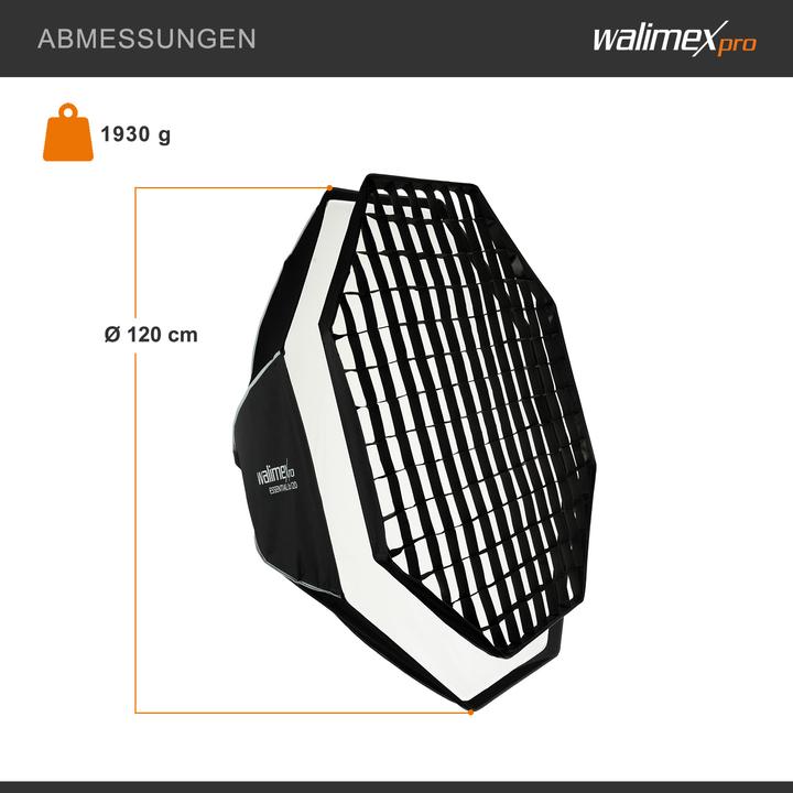 Image du produit Walimex pro Essential Octa 120 Hensel EH (Boîte à lumière, 120 cm)