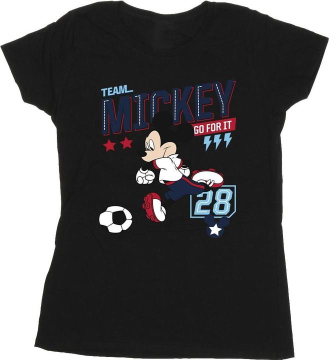 Immagine prodotto Disney Mickey Mouse Team Mickey Football Maglietta Donna (XL)