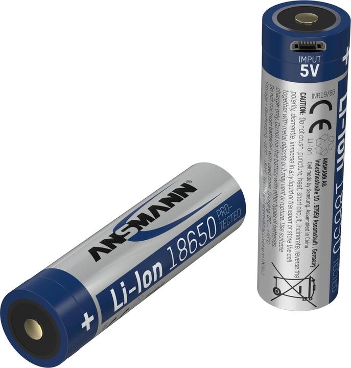 Produktbild Ansmann Li-Ion 18650 (1 Stk., 18650, 2600 mAh)
