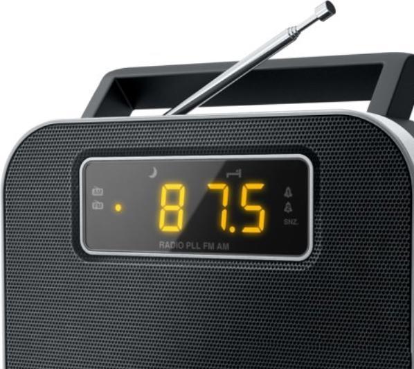 Image du produit Muse M-081R Juodas, fonction d'alarme, radio portable PLL à deux bandes (FM, MF)