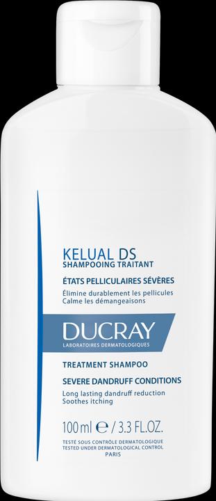 Ducray Kelual DS Intensiv-Pflegeshampoo bei seborrhoischem Ekzem (100 ml, Flüssiges Shampoo)