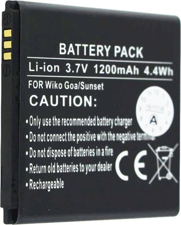 Immagine prodotto Wiko Batteria Goa, Sunny, batteria Sunset S104-K42000-014, 2502