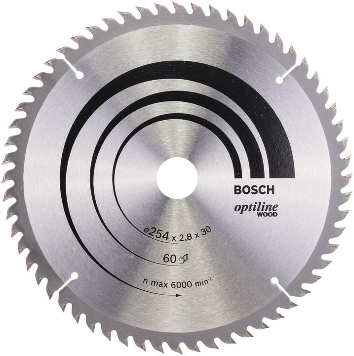 Bosch Professional Zubehör PRO Wood circular saw blade, 254 x 2.8 x 30 mm