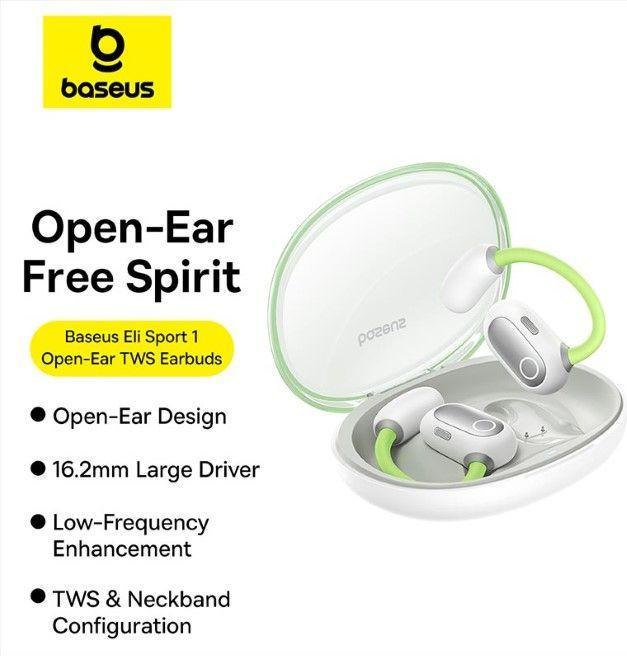 Image du produit Baseus Eli Sport 1 (pas de réduction du bruit, 7.50 h, Sans fil)