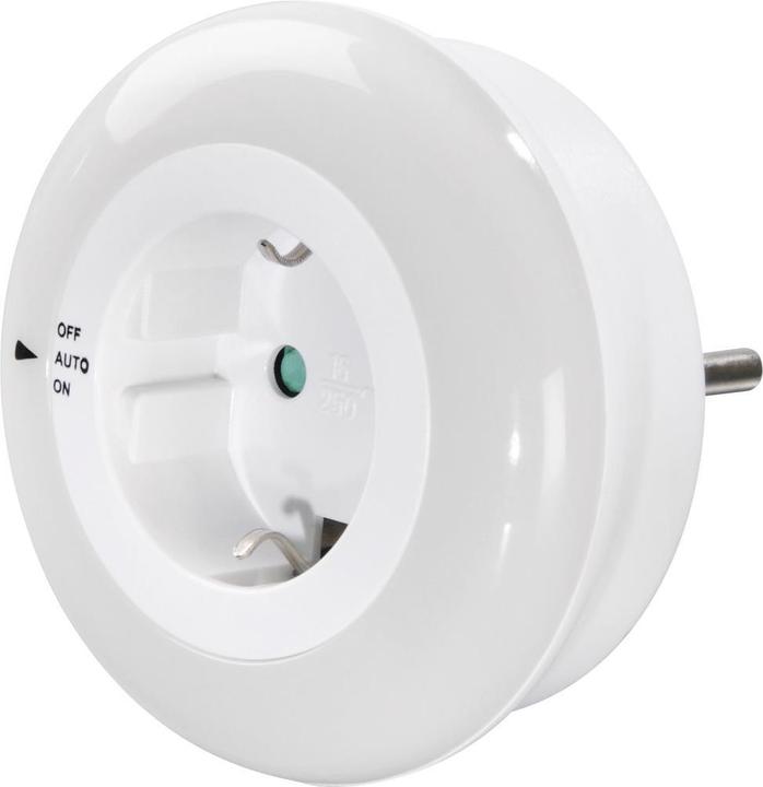 Hama LED-Nachtlicht Circle mit integr. Steckdose, Lichtsensor, Berührungsschutz