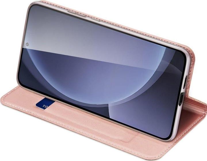 Actual product image Dux Ducis Samsung Galaxy S25 Cover with Card Slot - Pink (Samsung Galaxy S25)