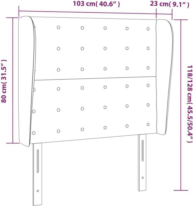 Immagine prodotto VidaXL Zain (103 x 23 x 128 cm)
