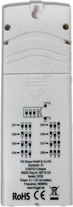 Image du produit Froggit Thermo-Hygrometer mit Funksensor