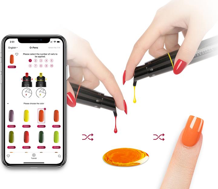 Produktbild Trisa Gelfarbe Stylemate Schwarz (Nagellacktrockner, Schwarz)