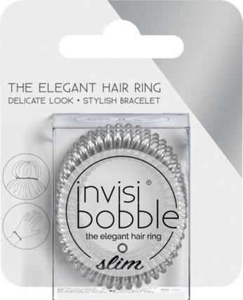 Produktbild Invisibobble Slim The Elegant Hair Ring Chrome Sweet Chrome