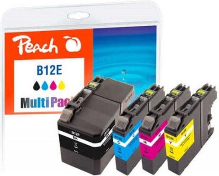 Produktbild Peach Tinte Brother LC-12E MultiPack (M, C, Y)