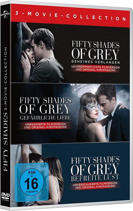 Immagine prodotto Cinquanta sfumature di grigio - collezione di 3 film (DVD, 2018, Turco, Tedesco, Inglese)