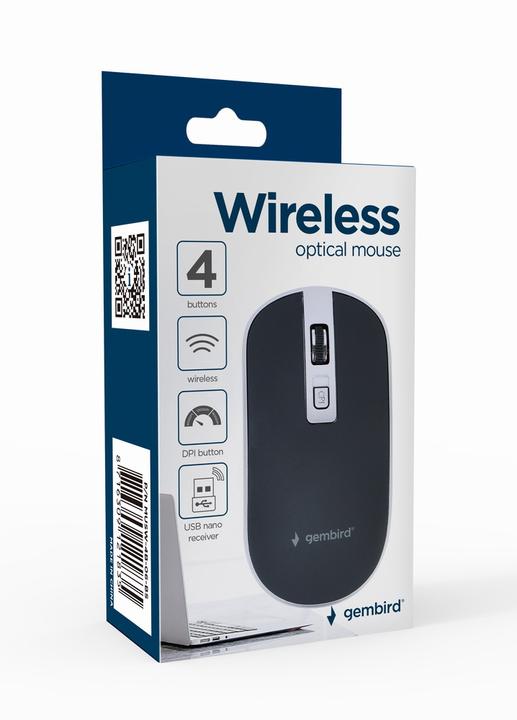 Produktbild Gembird MUSW-4B-06-BS Wireless mouse (Kabellos)