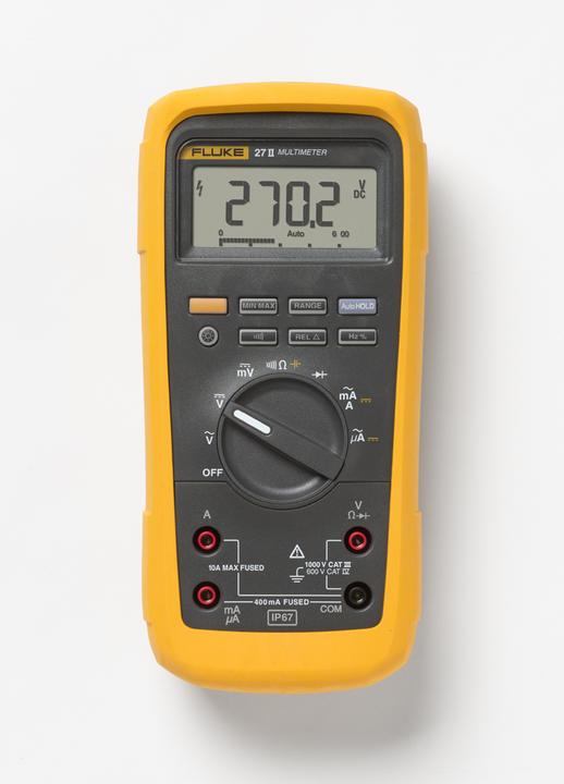 Immagine prodotto Fluke Multimetro portatile digitale 27II/E (CAT III 1000V, CAT IV 600V)
